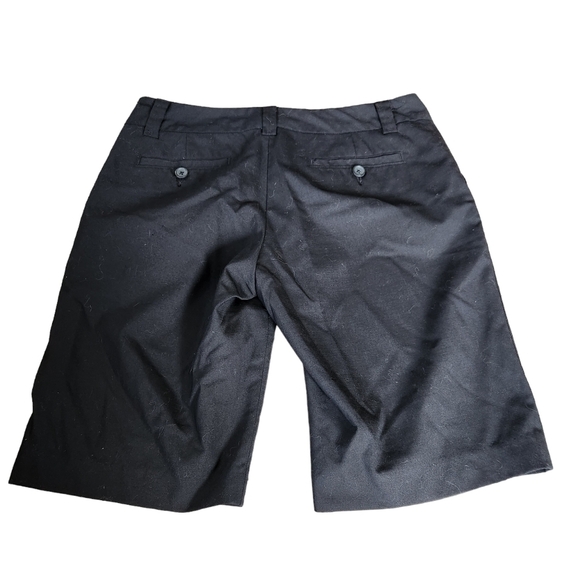 Banana Republic black wool stretch mid Length mid rise shorts - Picture 6 of 8